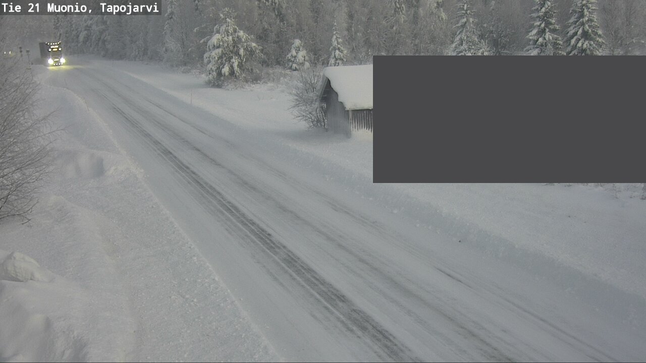 Weather Camera Image Väg 21 Muonio, Tapojärvi, Muonio, Lappi