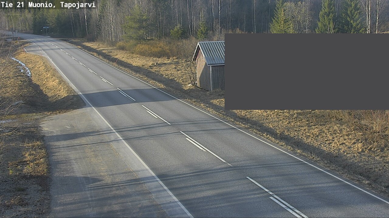 Kelikamerat Kuva Tie 21 Muonio, Tapojärvi, Muonio, Lappi