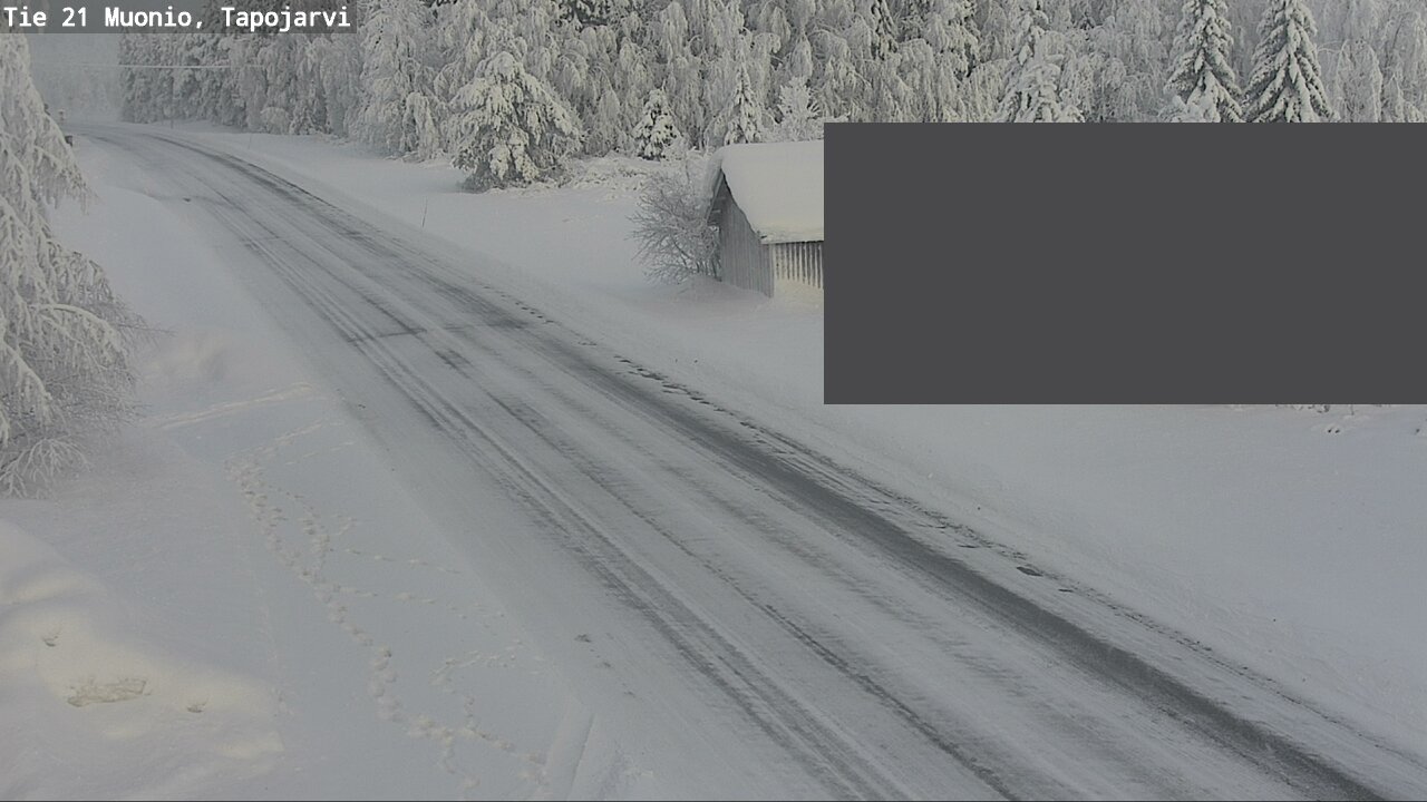 Kelikamerat Kuva Tie 21 Muonio, Tapojärvi, Muonio, Lappi