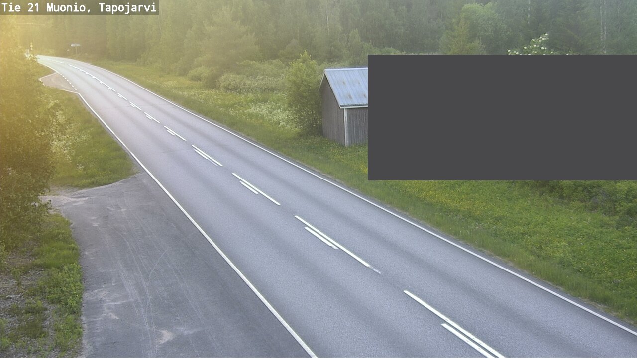 Kelikamerat Kuva Tie 21 Muonio, Tapojärvi, Muonio, Lappi