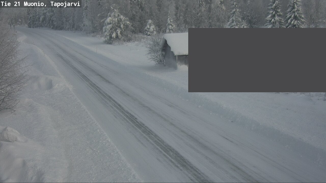 Weather Camera Image Väg 21 Muonio, Tapojärvi, Muonio, Lappi