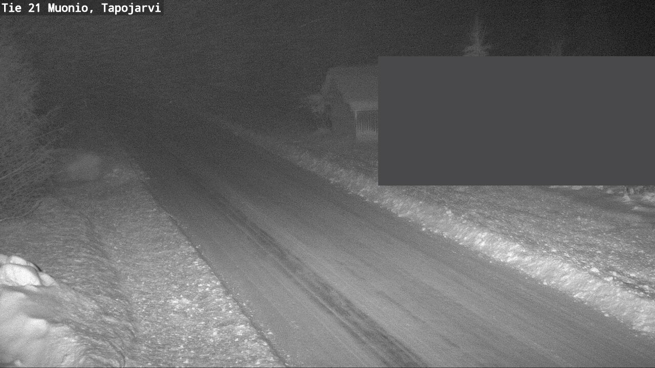 Weather Camera Image Väg 21 Muonio, Tapojärvi, Muonio, Lappi