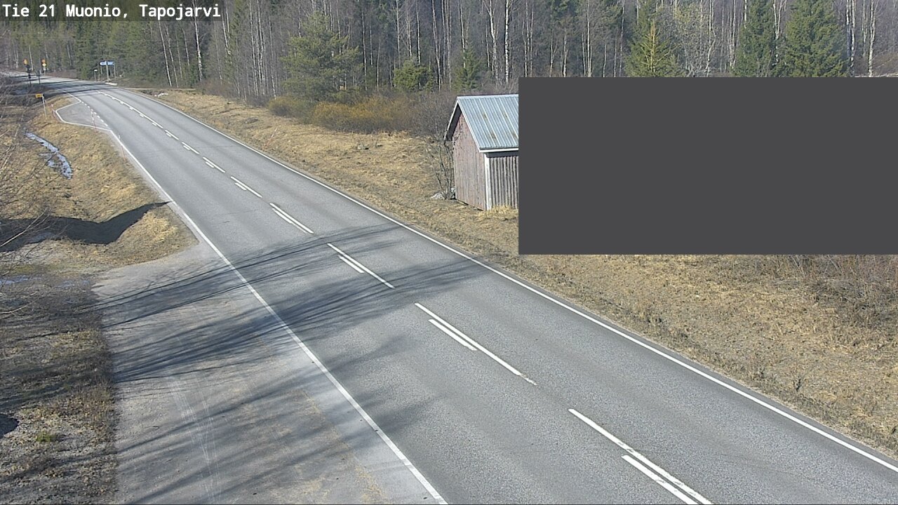 Kelikamerat Kuva Tie 21 Muonio, Tapojärvi, Muonio, Lappi