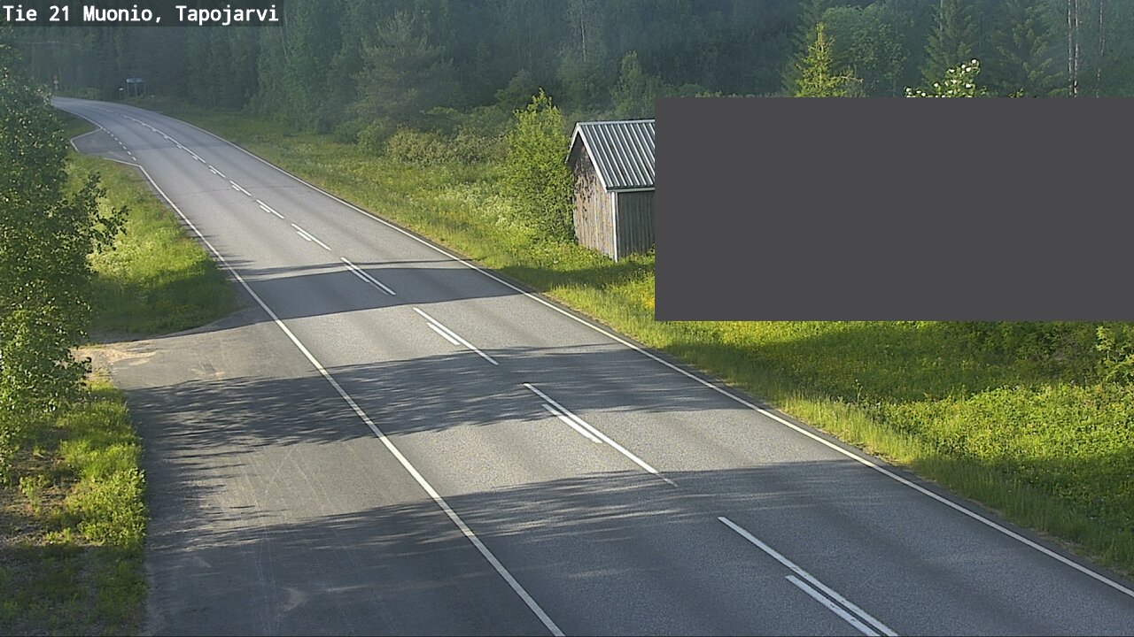 Kelikamerat Kuva Tie 21 Muonio, Tapojärvi, Muonio, Lappi
