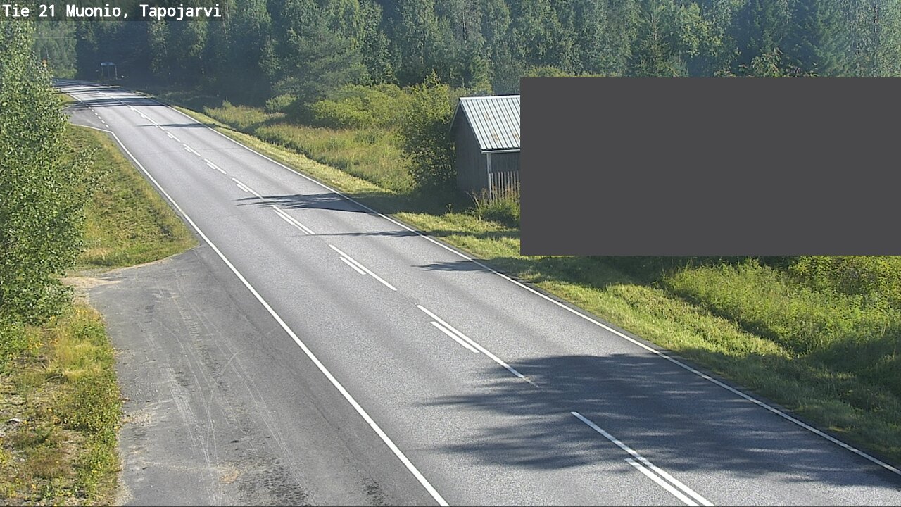 Weather Camera Image Road 21 Muonio, Tapojärvi, Muonio, Lappi
