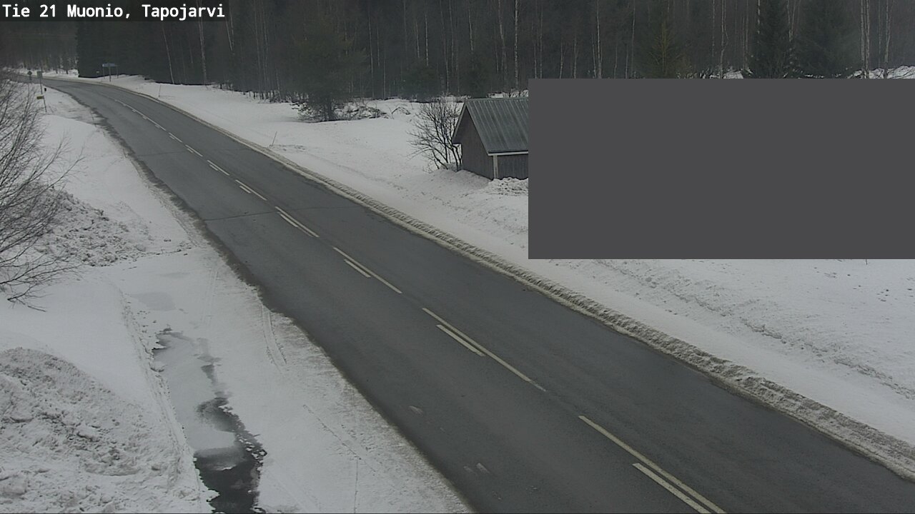 Weather Camera Image Road 21 Muonio, Tapojärvi, Muonio, Lappi