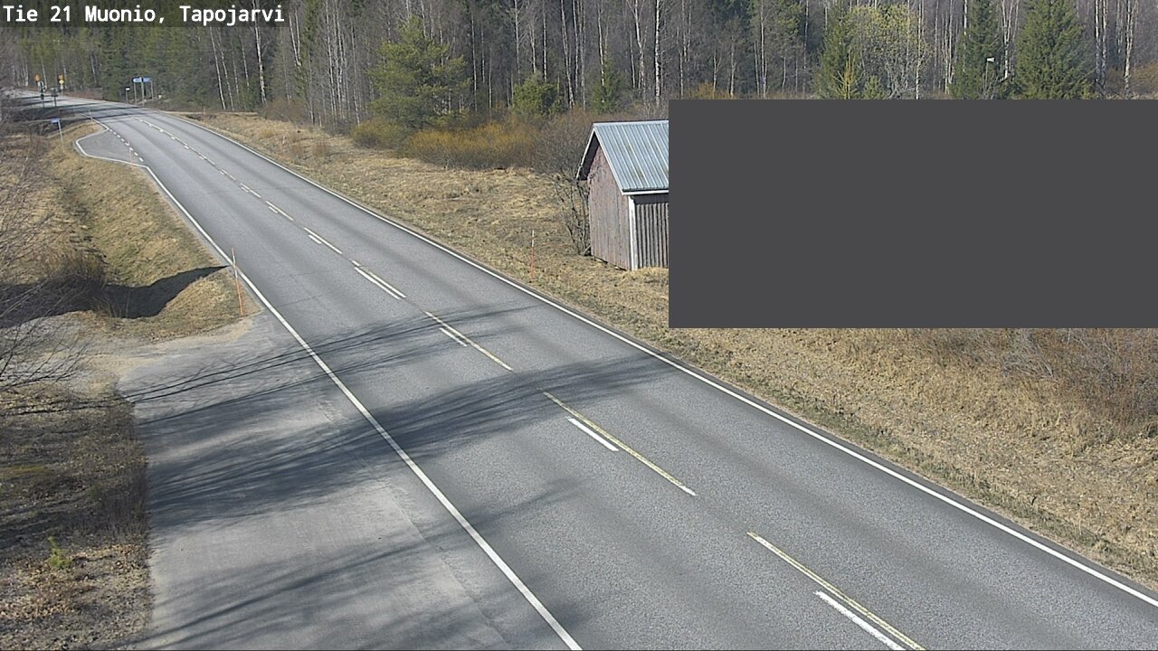 Weather Camera Image Road 21 Muonio, Tapojärvi, Muonio, Lappi