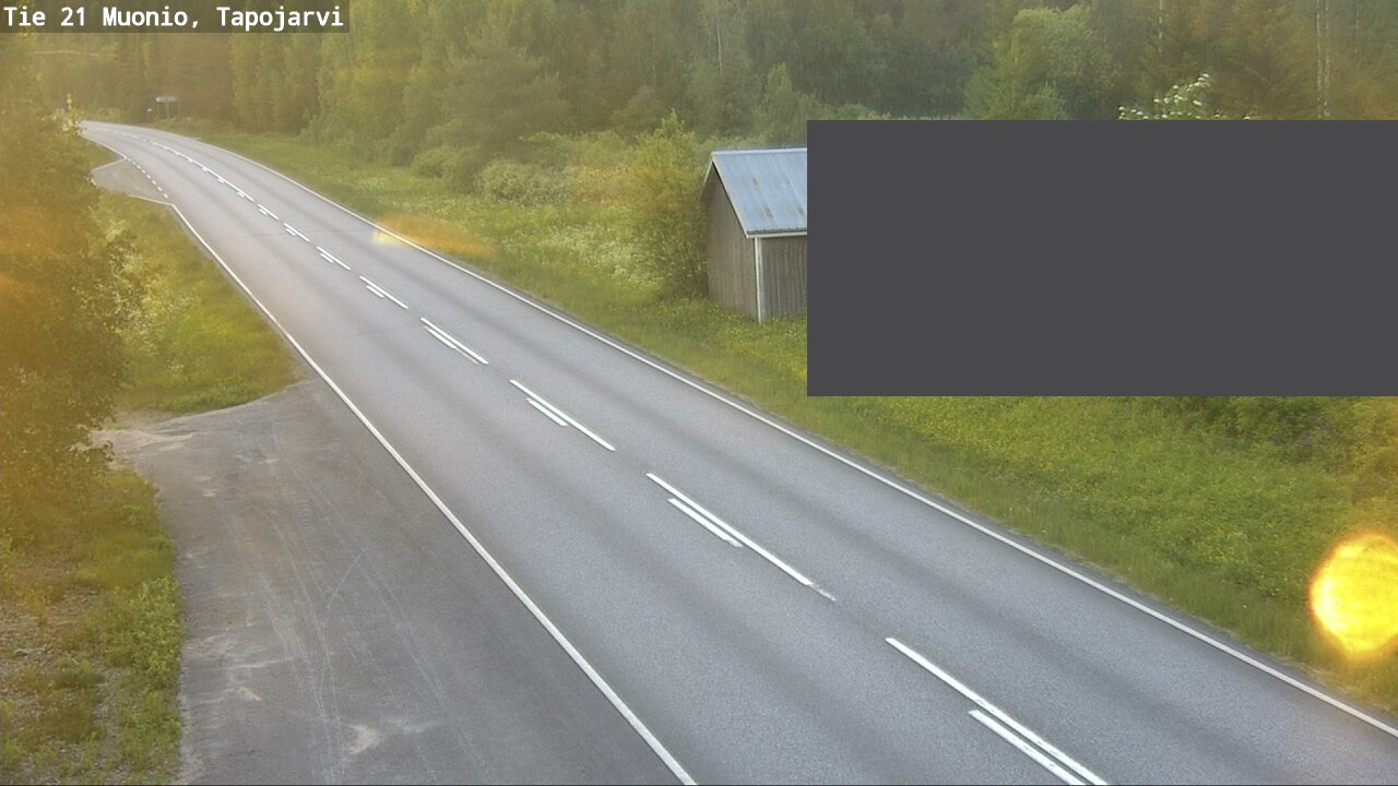 Kelikamerat Kuva Tie 21 Muonio, Tapojärvi, Muonio, Lappi