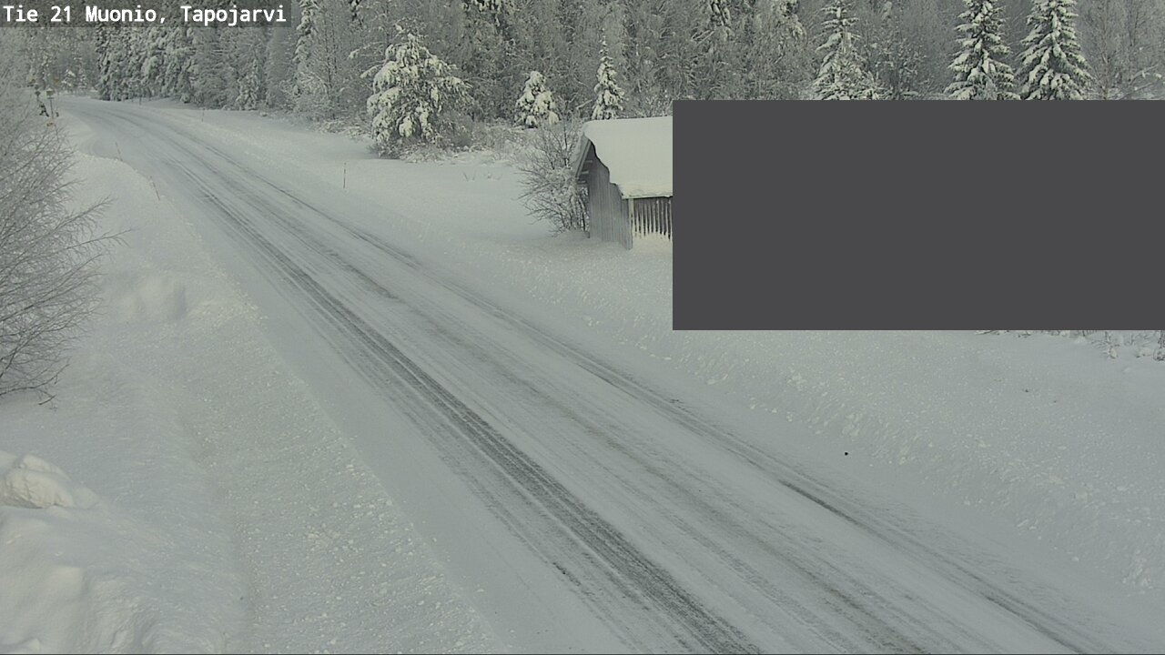 Weather Camera Image Väg 21 Muonio, Tapojärvi, Muonio, Lappi
