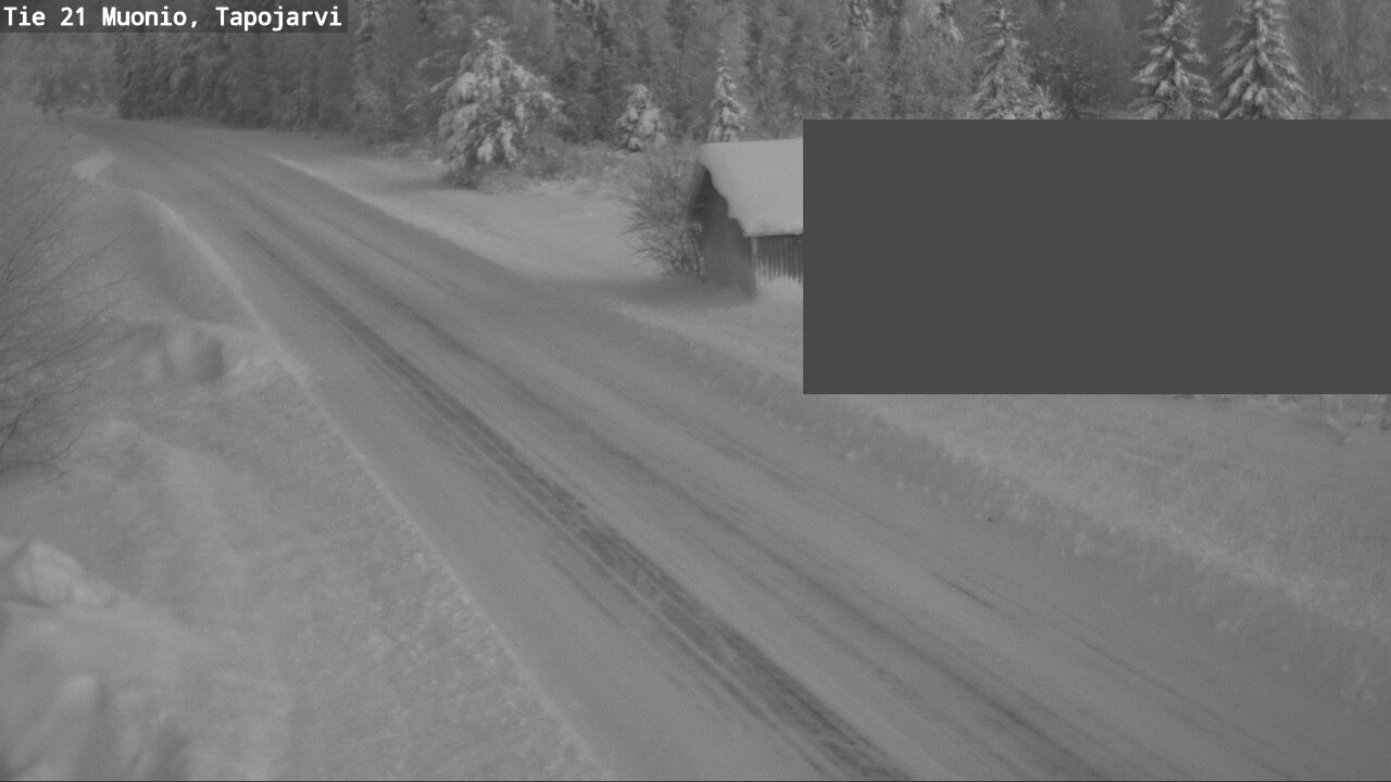 Weather Camera Image Väg 21 Muonio, Tapojärvi, Muonio, Lappi