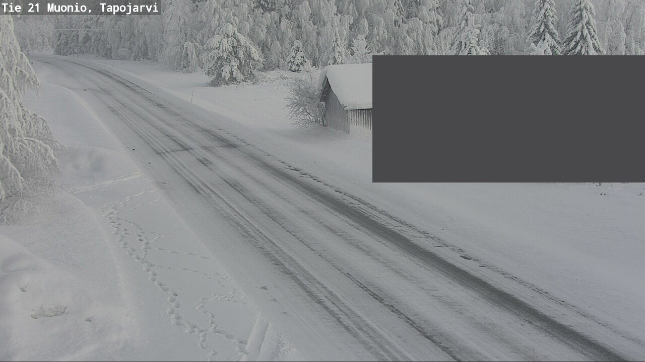 Kelikamerat Kuva Tie 21 Muonio, Tapojärvi, Muonio, Lappi