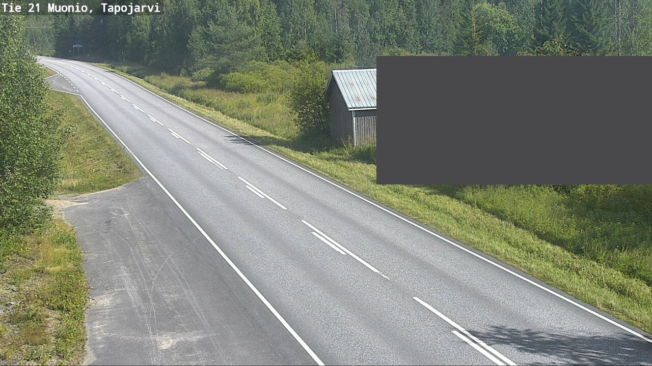 Weather Camera Image Väg 21 Muonio, Tapojärvi, Muonio, Lappi