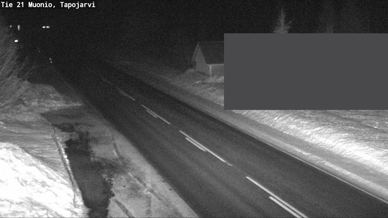 Weather Camera Image Väg 21 Muonio, Tapojärvi, Muonio, Lappi