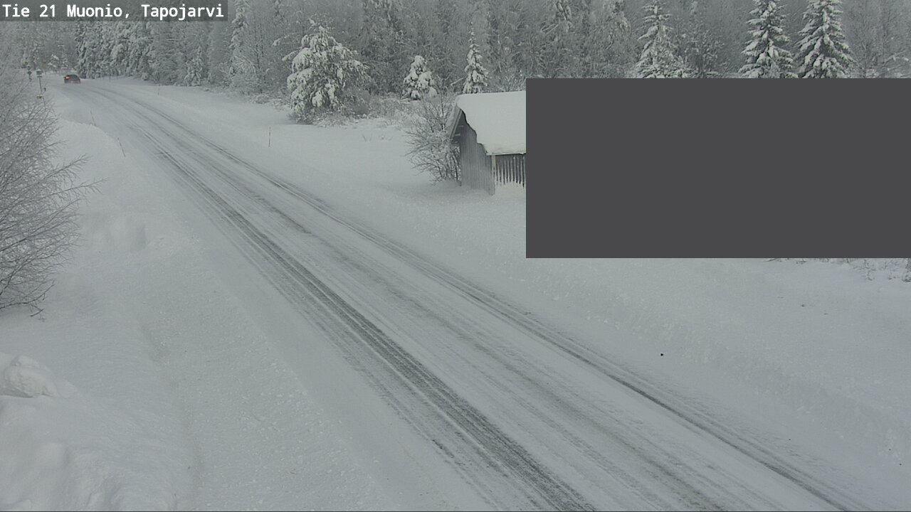 Weather Camera Image Väg 21 Muonio, Tapojärvi, Muonio, Lappi