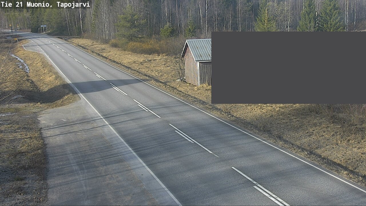 Kelikamerat Kuva Tie 21 Muonio, Tapojärvi, Muonio, Lappi