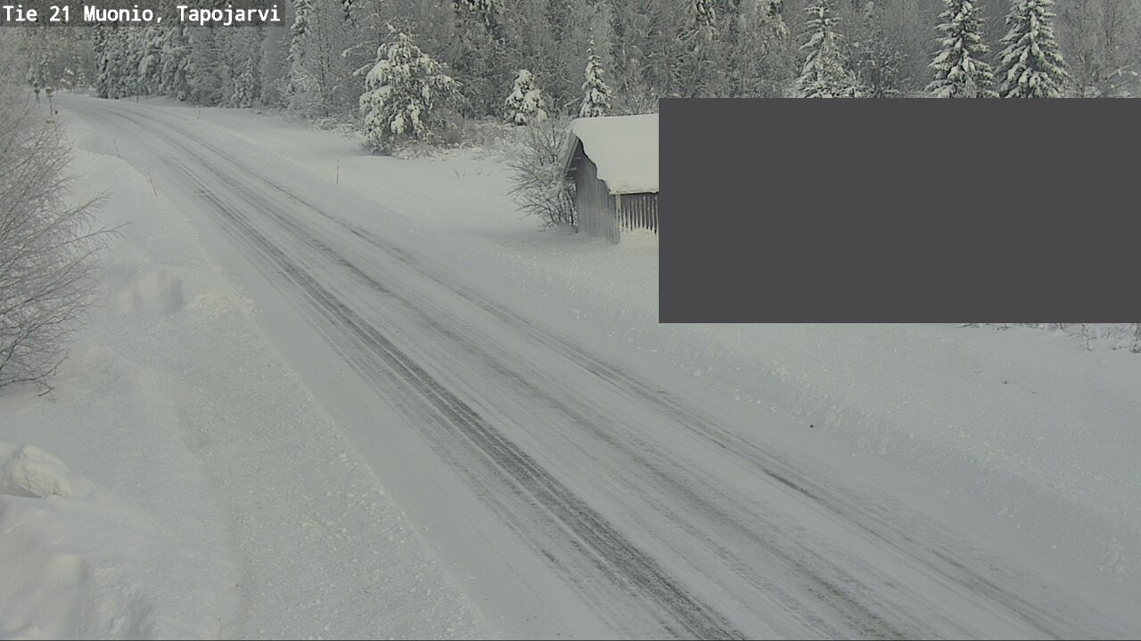 Weather Camera Image Väg 21 Muonio, Tapojärvi, Muonio, Lappi
