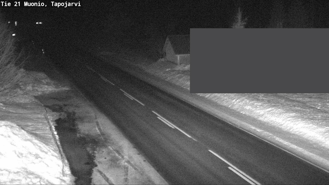 Weather Camera Image Väg 21 Muonio, Tapojärvi, Muonio, Lappi