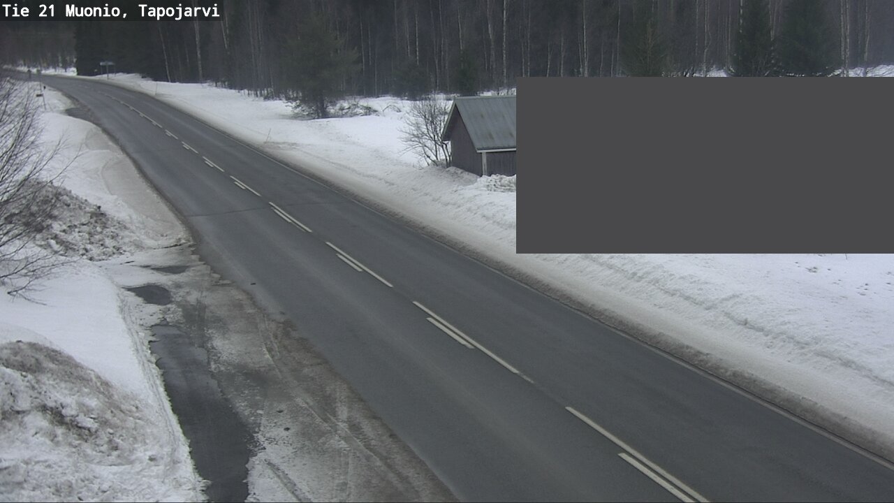 Weather Camera Image Väg 21 Muonio, Tapojärvi, Muonio, Lappi