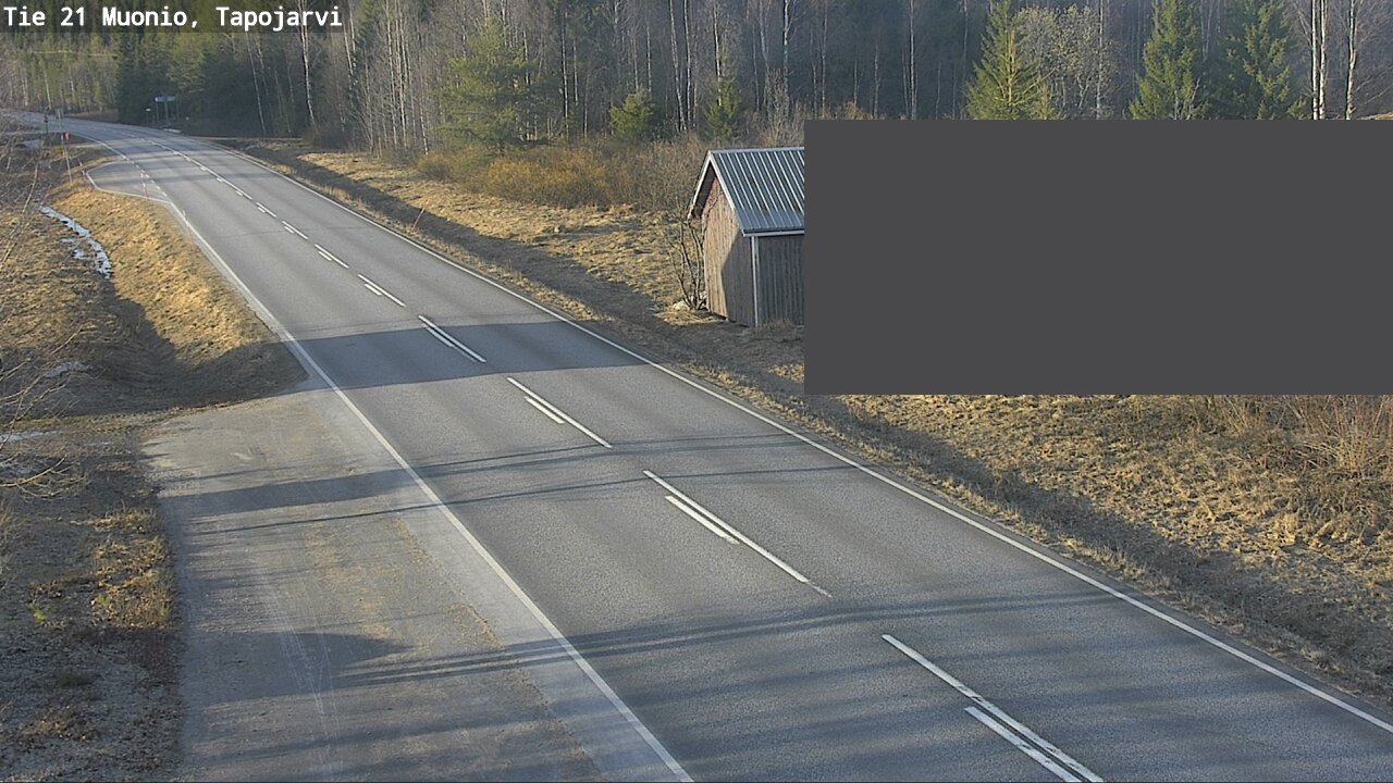 Weather Camera Image Väg 21 Muonio, Tapojärvi, Muonio, Lappi