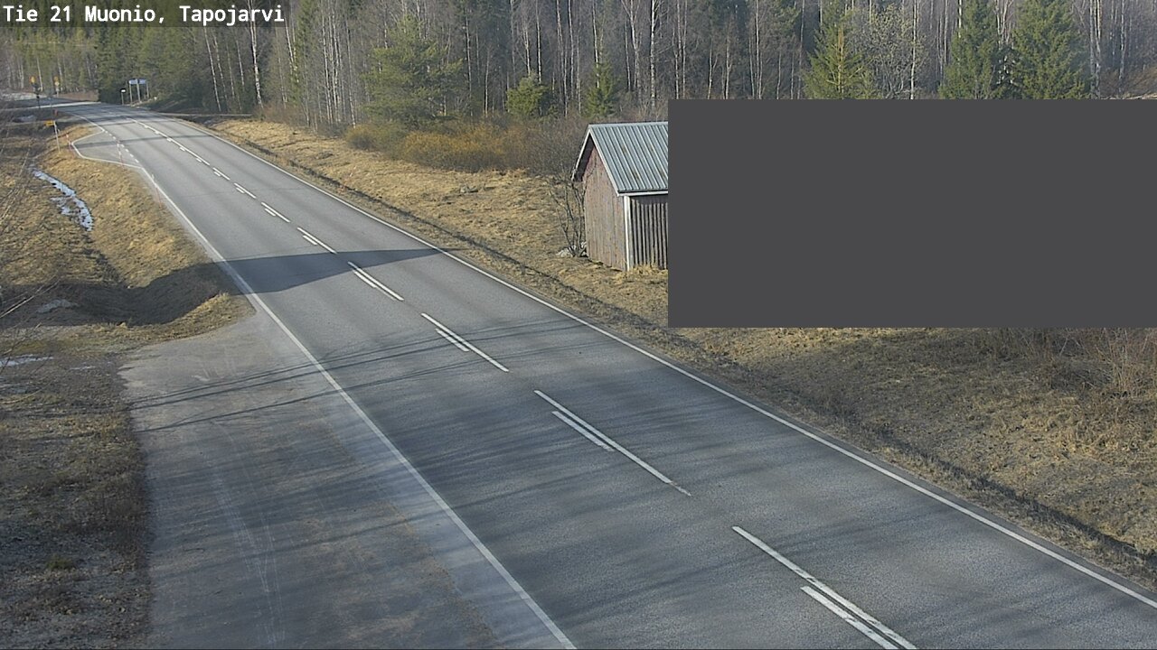 Kelikamerat Kuva Tie 21 Muonio, Tapojärvi, Muonio, Lappi