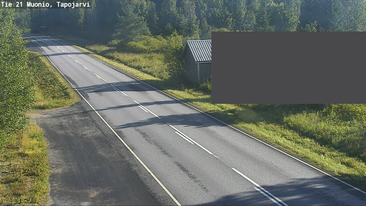 Weather Camera Image Road 21 Muonio, Tapojärvi, Muonio, Lappi
