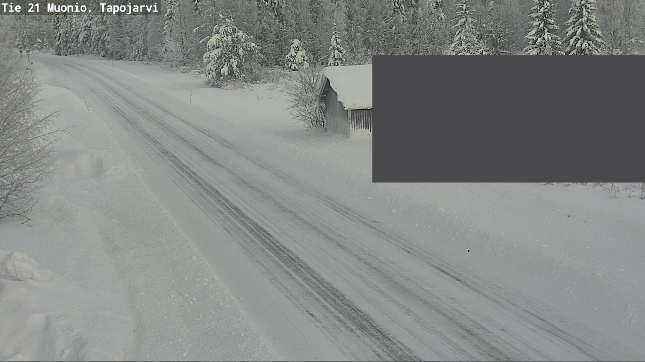 Weather Camera Image Väg 21 Muonio, Tapojärvi, Muonio, Lappi