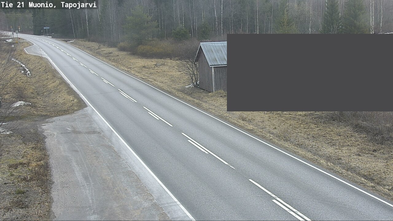 Kelikamerat Kuva Tie 21 Muonio, Tapojärvi, Muonio, Lappi