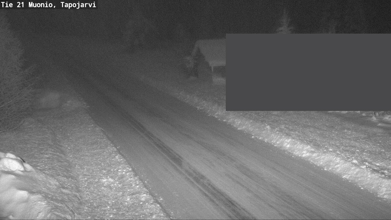Weather Camera Image Väg 21 Muonio, Tapojärvi, Muonio, Lappi
