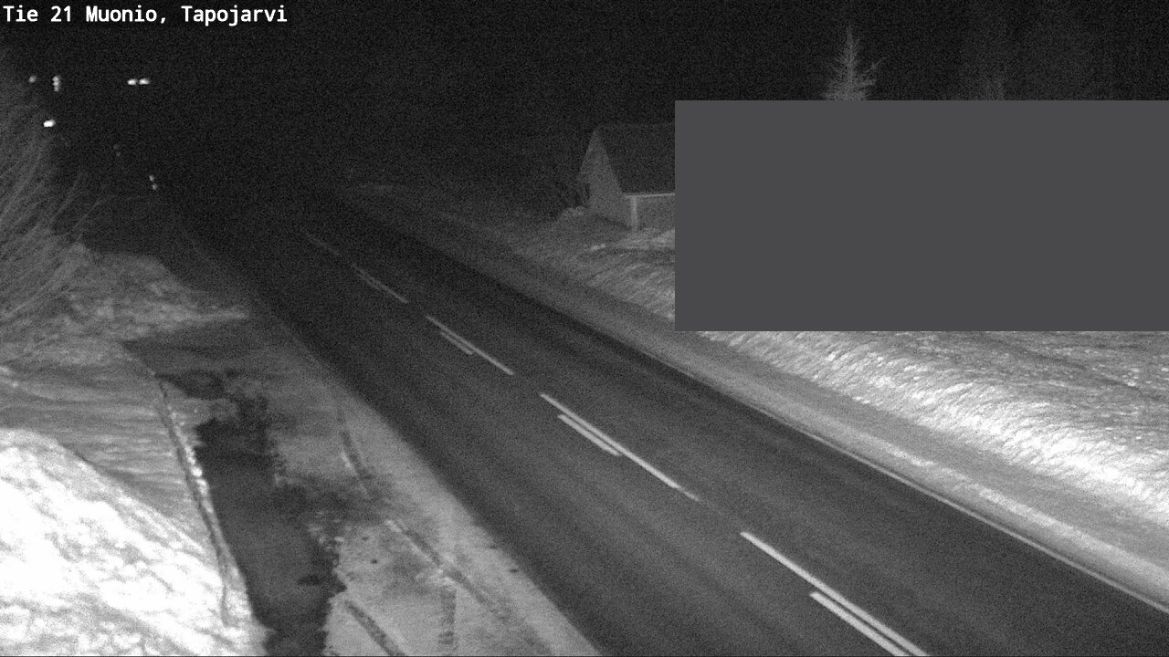 Weather Camera Image Väg 21 Muonio, Tapojärvi, Muonio, Lappi