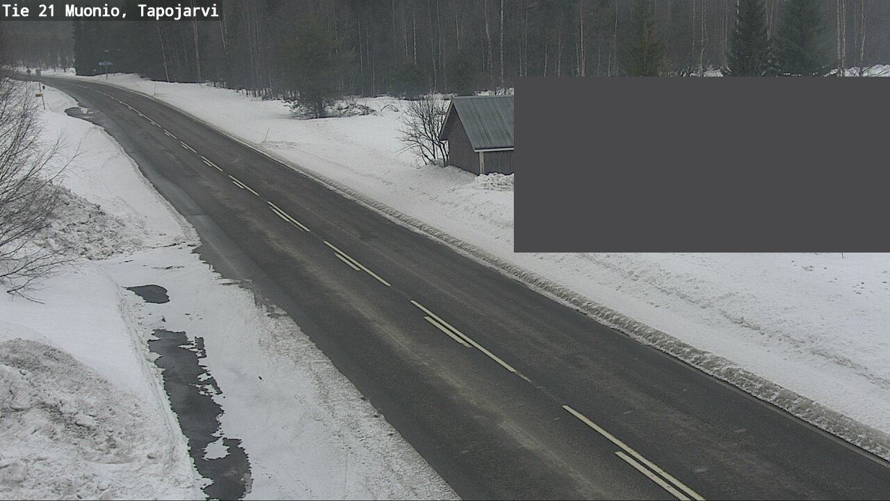 Kelikamerat Kuva Tie 21 Muonio, Tapojärvi, Muonio, Lappi