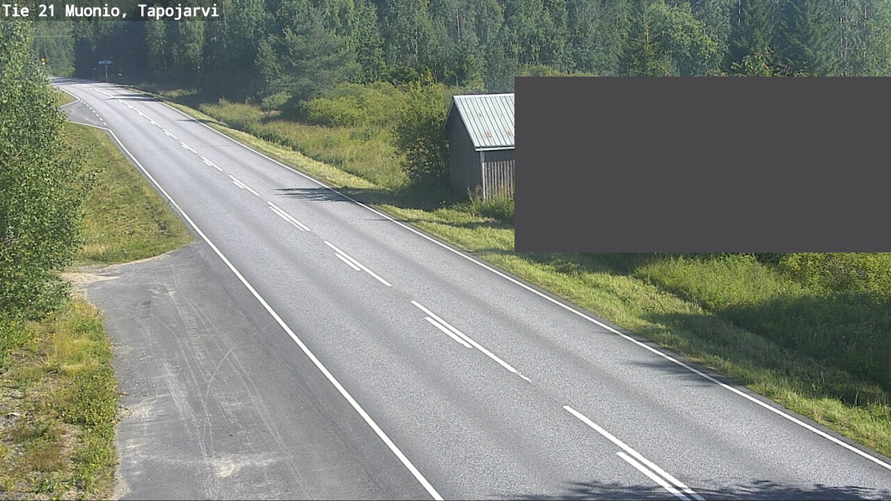 Weather Camera Image Road 21 Muonio, Tapojärvi, Muonio, Lappi