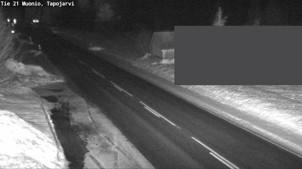 Weather Camera Image Väg 21 Muonio, Tapojärvi, Muonio, Lappi