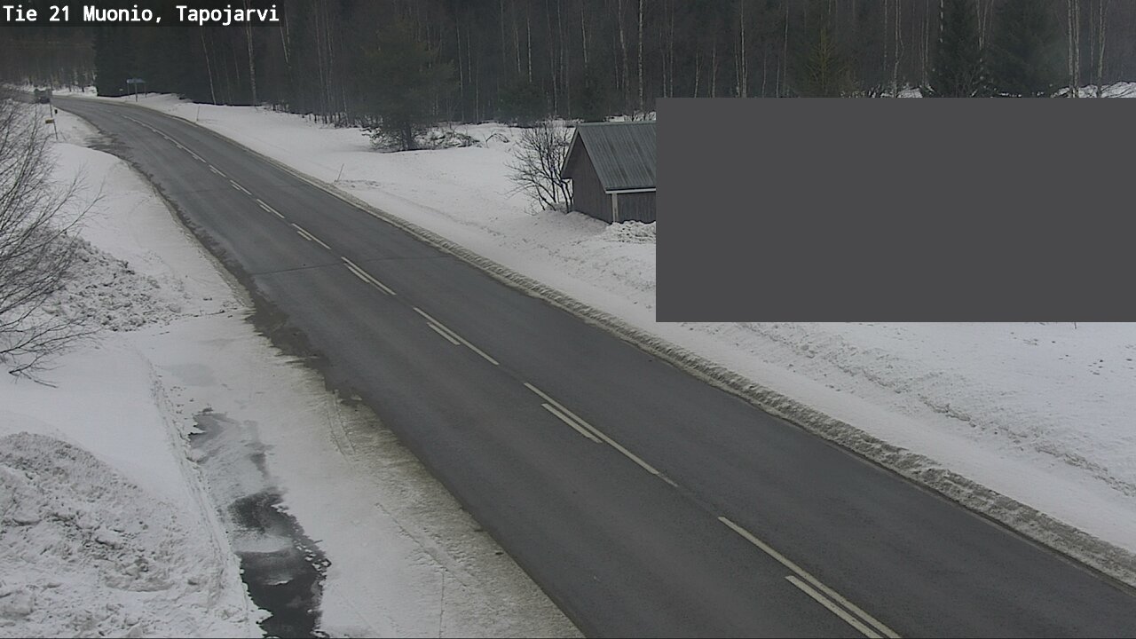 Weather Camera Image Road 21 Muonio, Tapojärvi, Muonio, Lappi