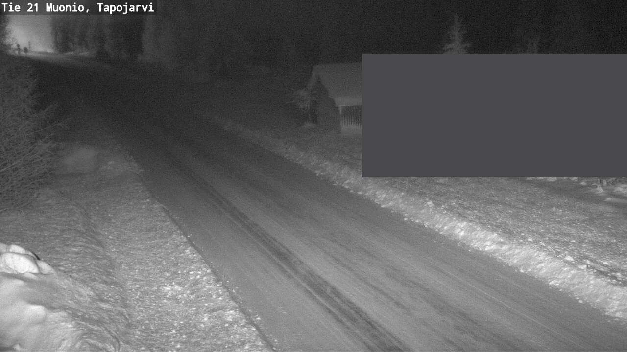Weather Camera Image Väg 21 Muonio, Tapojärvi, Muonio, Lappi