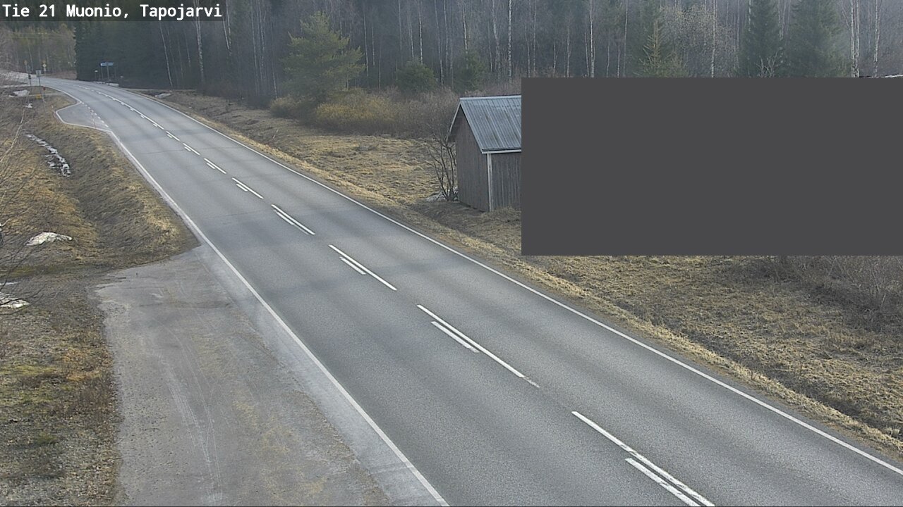 Kelikamerat Kuva Tie 21 Muonio, Tapojärvi, Muonio, Lappi