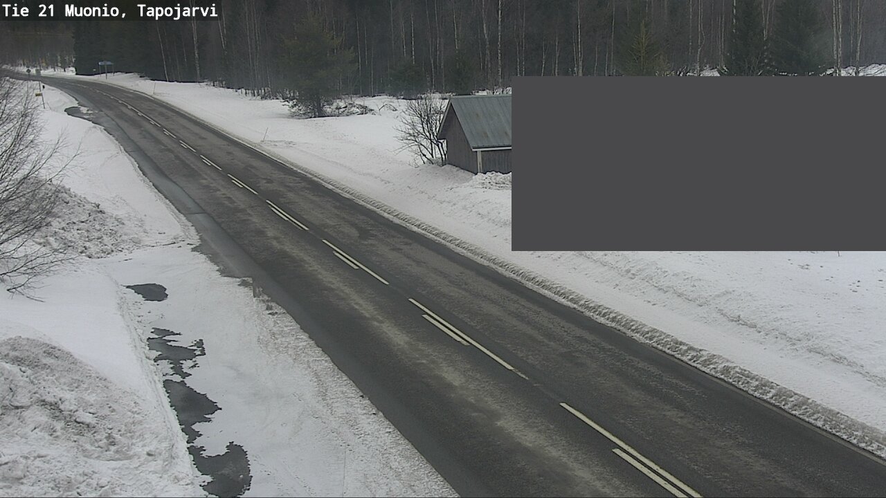 Kelikamerat Kuva Tie 21 Muonio, Tapojärvi, Muonio, Lappi