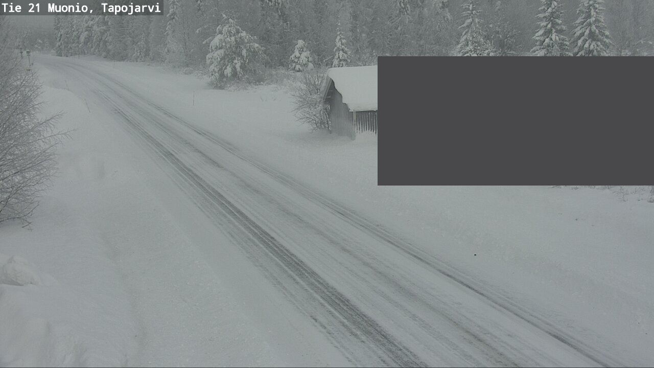 Weather Camera Image Väg 21 Muonio, Tapojärvi, Muonio, Lappi