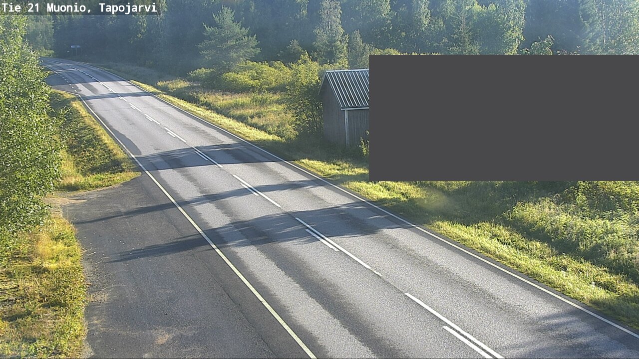 Weather Camera Image Road 21 Muonio, Tapojärvi, Muonio, Lappi