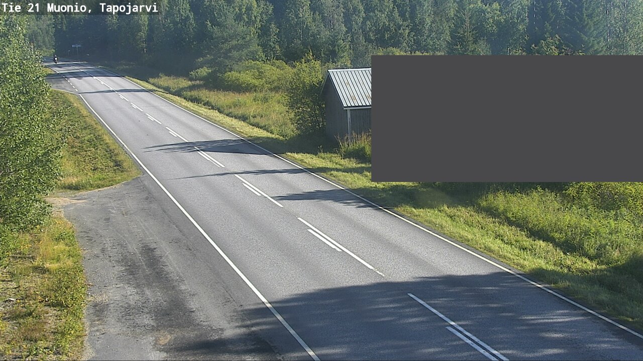 Weather Camera Image Road 21 Muonio, Tapojärvi, Muonio, Lappi