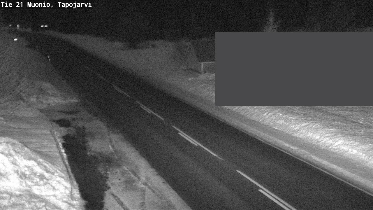 Weather Camera Image Väg 21 Muonio, Tapojärvi, Muonio, Lappi