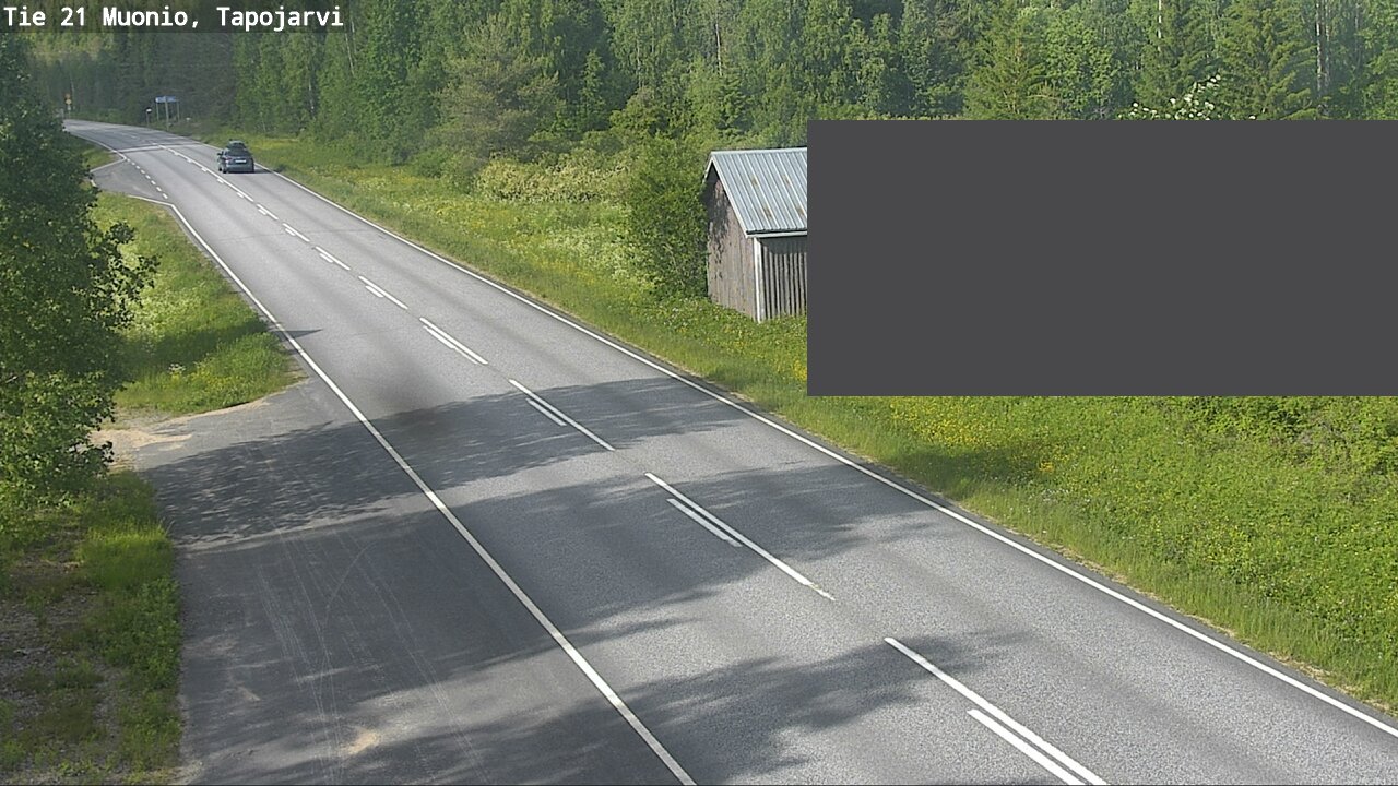 Kelikamerat Kuva Tie 21 Muonio, Tapojärvi, Muonio, Lappi