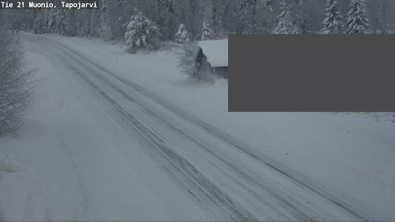 Weather Camera Image Road 21 Muonio, Tapojärvi, Muonio, Lappi