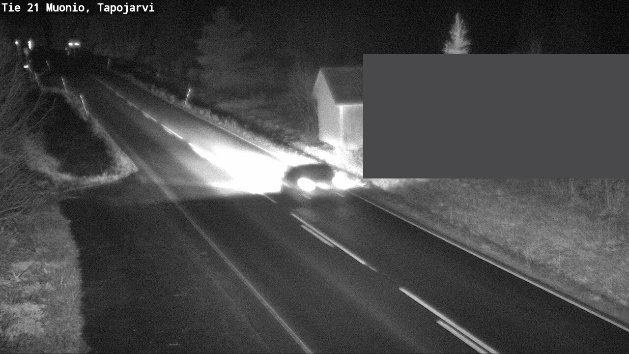 Weather Camera Image Väg 21 Muonio, Tapojärvi, Muonio, Lappi