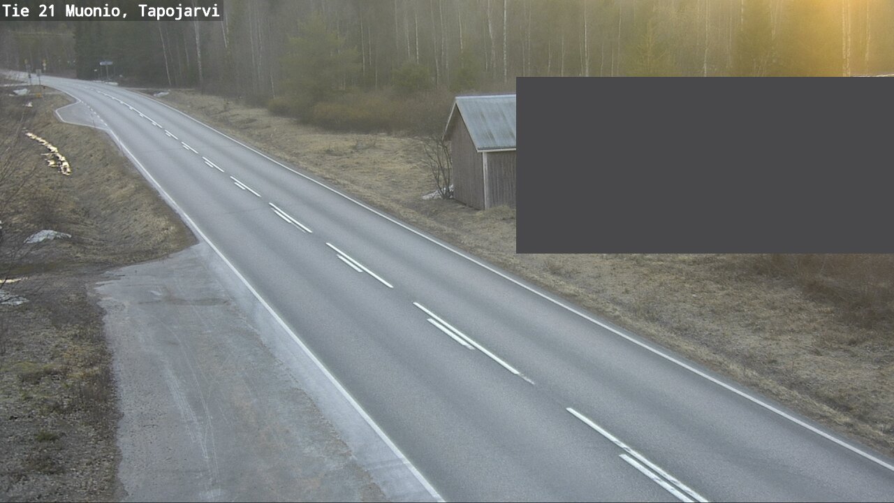 Kelikamerat Kuva Tie 21 Muonio, Tapojärvi, Muonio, Lappi