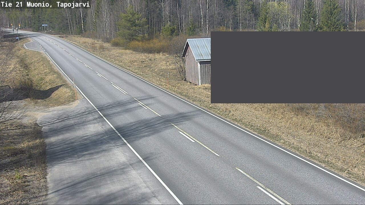 Weather Camera Image Road 21 Muonio, Tapojärvi, Muonio, Lappi
