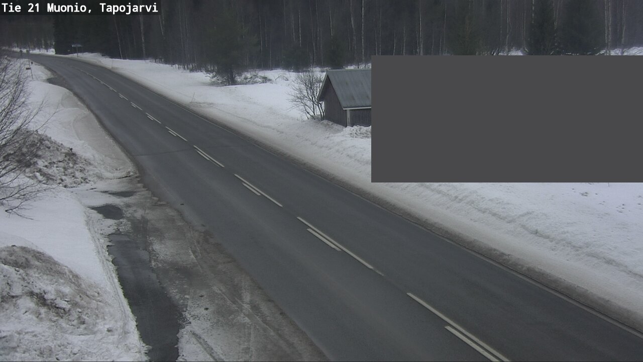 Weather Camera Image Väg 21 Muonio, Tapojärvi, Muonio, Lappi