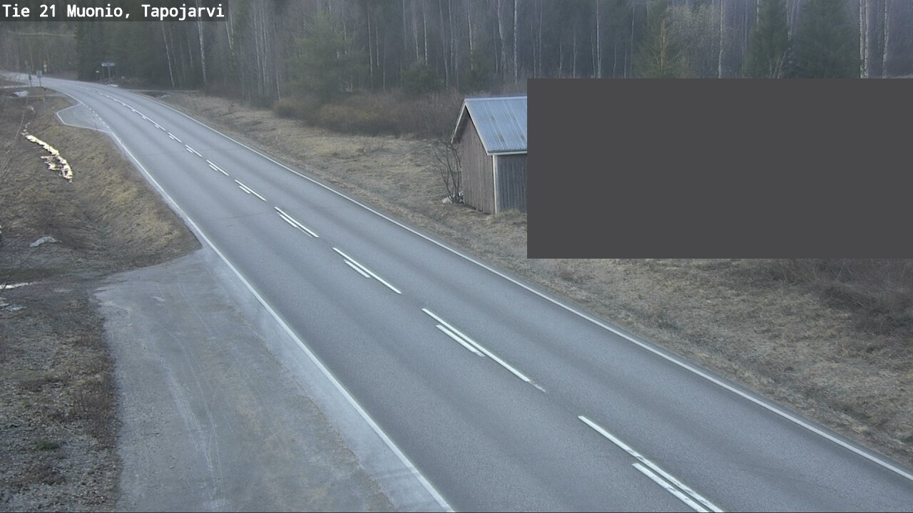 Kelikamerat Kuva Tie 21 Muonio, Tapojärvi, Muonio, Lappi