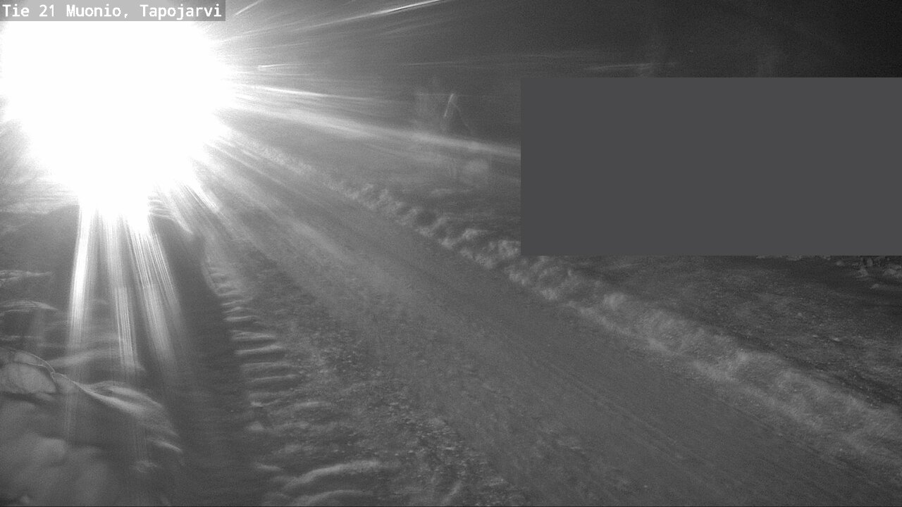 Weather Camera Image Väg 21 Muonio, Tapojärvi, Muonio, Lappi