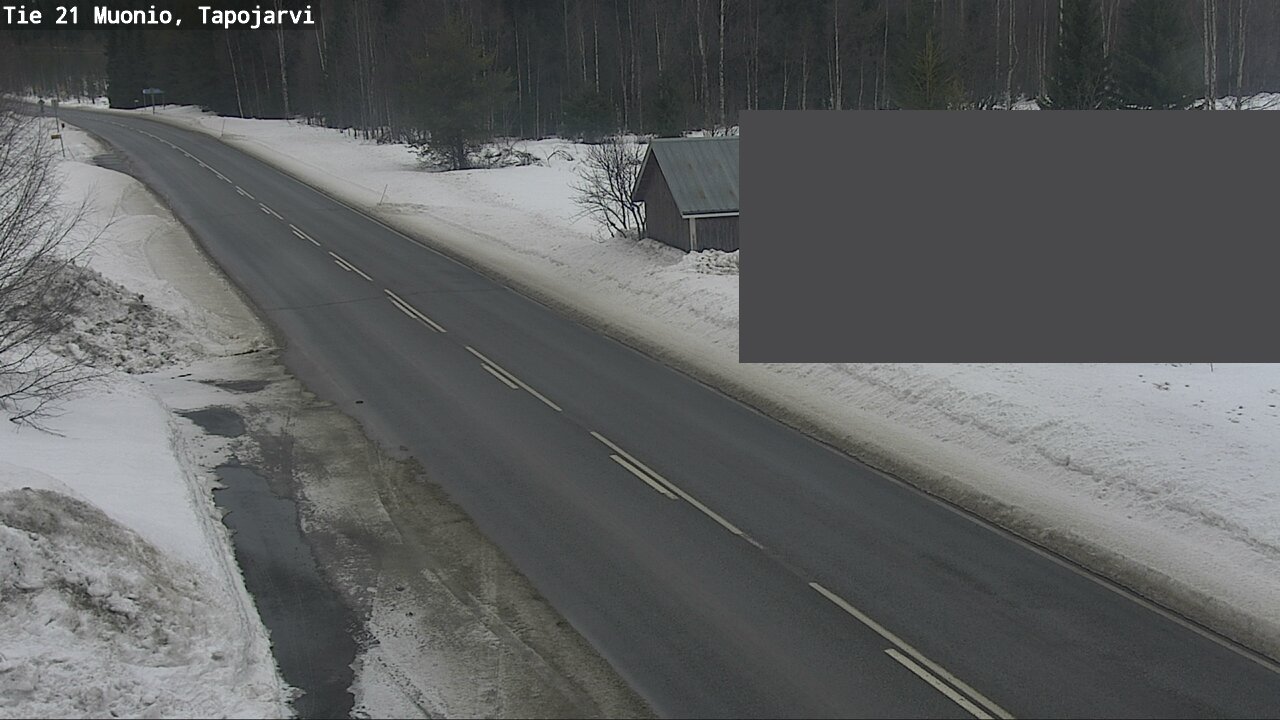 Weather Camera Image Väg 21 Muonio, Tapojärvi, Muonio, Lappi