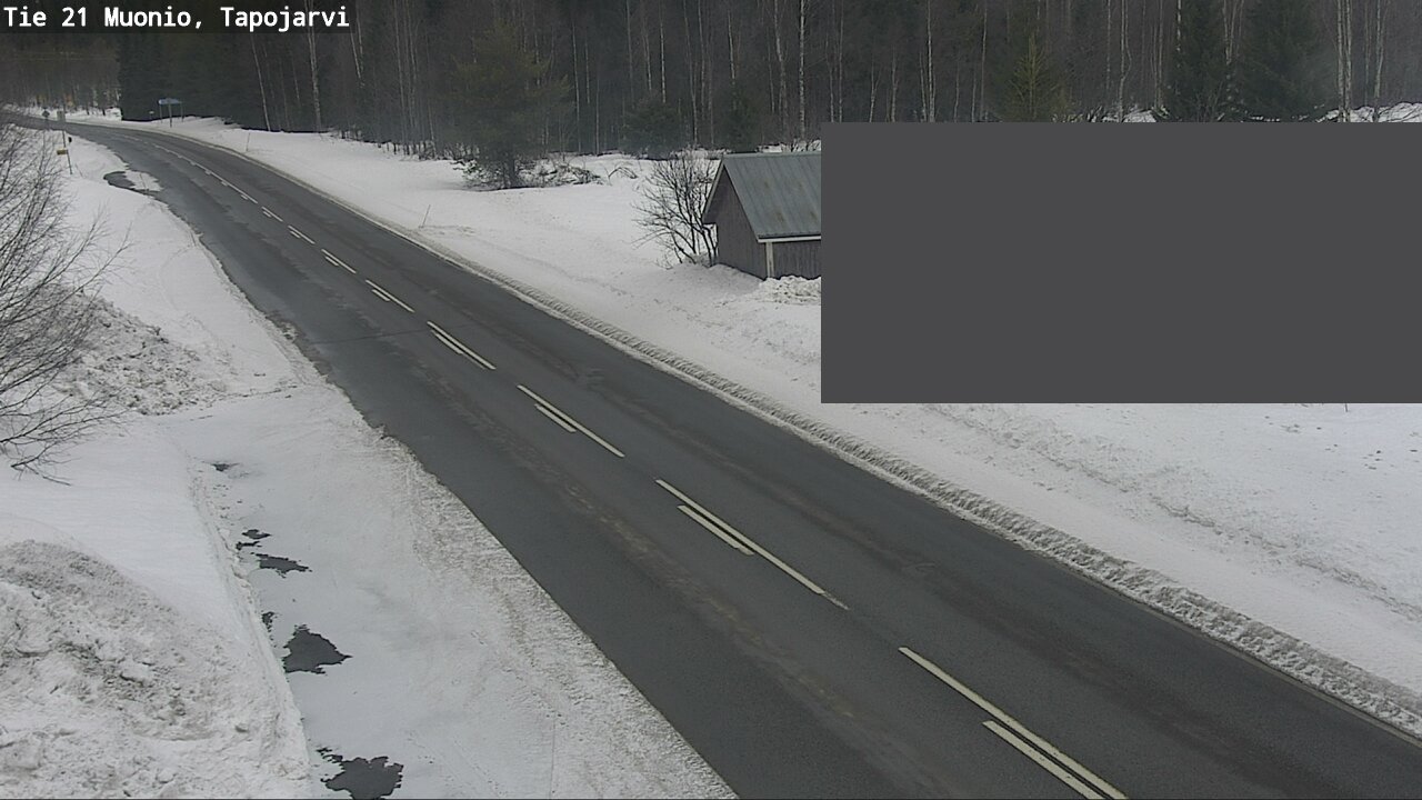 Kelikamerat Kuva Tie 21 Muonio, Tapojärvi, Muonio, Lappi